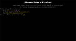Desktop Screenshot of elysium.com.ar